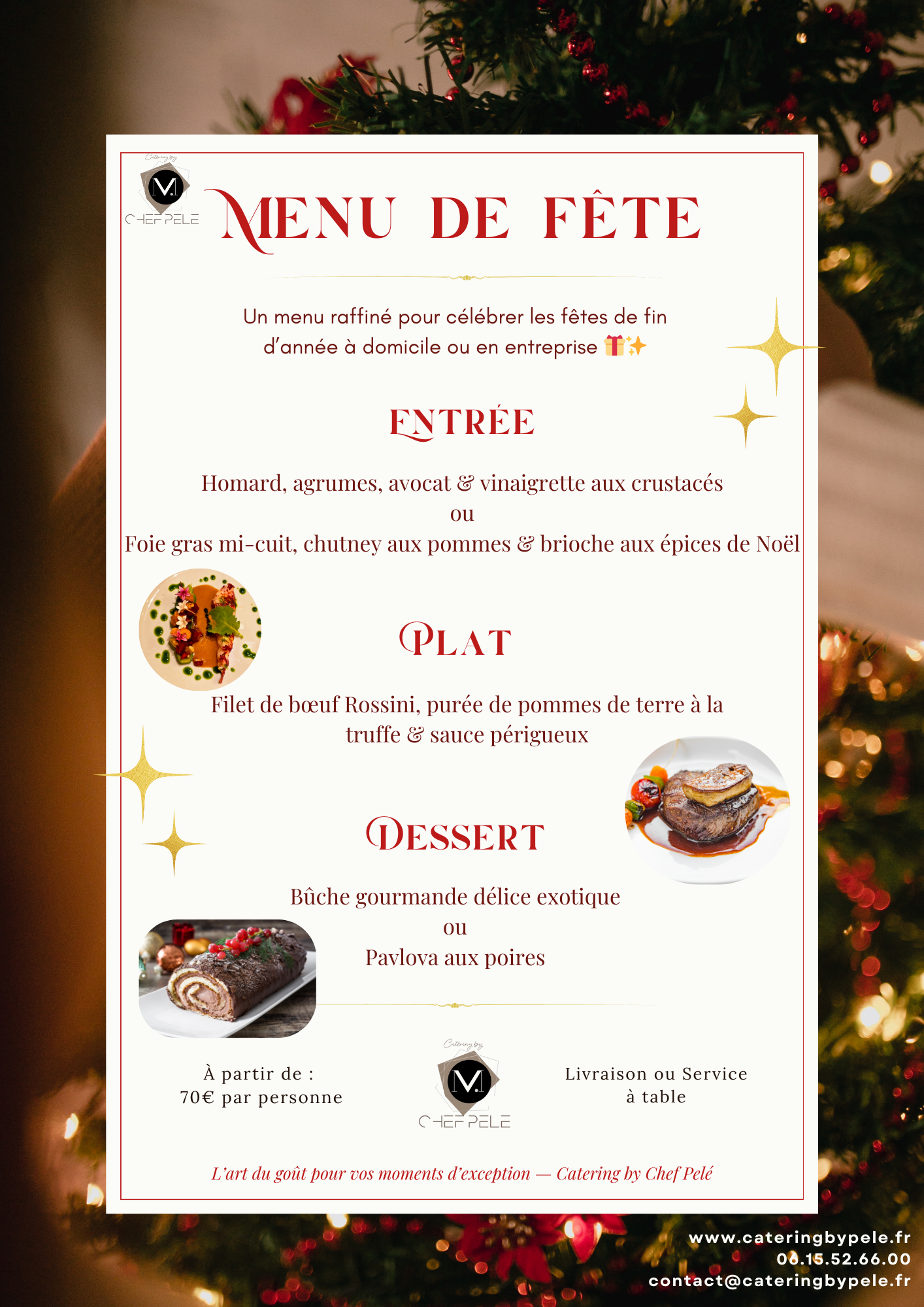 Menu Fêtes